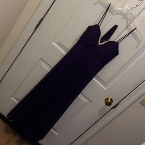 Elegant Dark Purple Dress